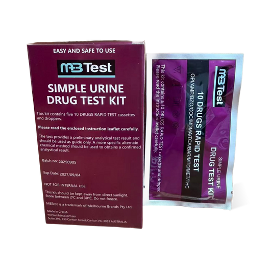 MBTest Street and Prescription Drugs 10PK Urine Test Kit